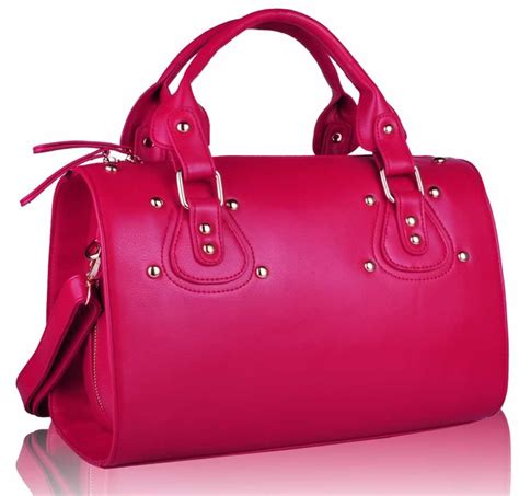 fuchsia purses and handbags.